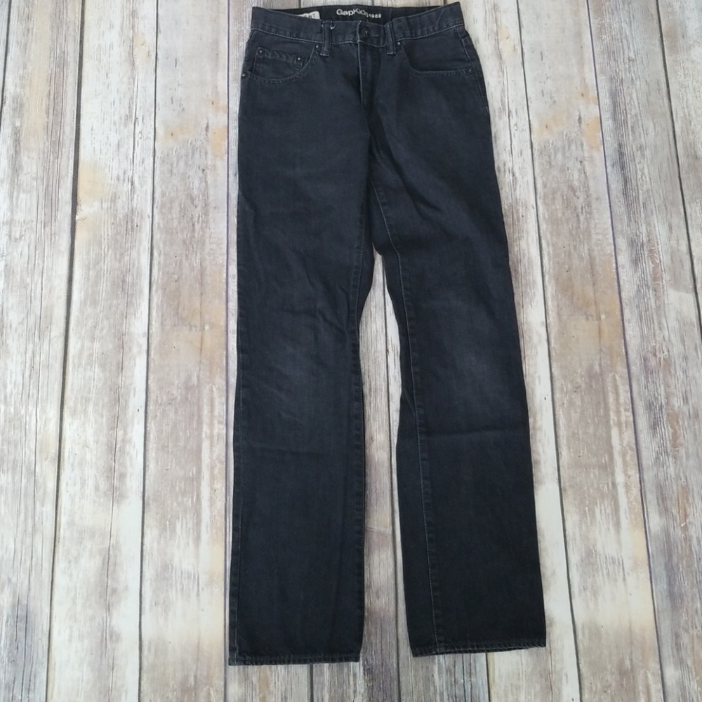 Gap kids 16 slim black jeans boys
